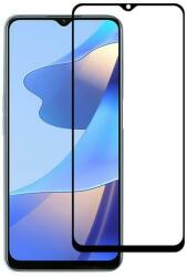 Temp-glass63127414 Oppo A16 teljes lefedettséget biztosító karcálló, ütésálló kijelzővédő üvegfólia kerettel, tempered glass, törlőkendővel (Temp-glass63127414)