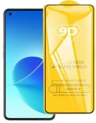 Temp-glass63127408 Oppo Reno6 / Reno6 Z 5D-teljes (teljes felület ragasztó) teljes lefedettséget biztosító karcálló, ütésálló kijelzővédő üvegfólia kerettel, tempered glass, törlőkendővel (Temp-glass6