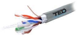 Ted Electric Cablu Ftp Cat 6 Cupru 0.52mm 305m Ted Electric (kab-ted6) - global-electronic