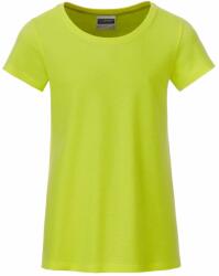 Daiber Tricou clasic de fată din bumbac organic 8007G - Galben verzui | M (8007G-1754877)