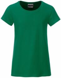 James & Nicholson Tricou clasic de fată din bumbac organic 8007G - Verde irlandeză | XS (1-8007G-1754917)