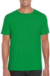 Gildan Férfi póló Rövid ujjú Gildan Softstyle Ring Spun T-Shirt - L, Ír zöld