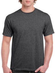 Gildan Csomag akciós póló (minimum 3 db) Uniszex póló Rövid ujjú Gildan Ultra Cotton Adult T-Shirt - 2XL, Sötét heather szürke