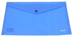 Daco Mapa plastic plic cu capsa A4 DACO MP120A, Albastru (MP120A)