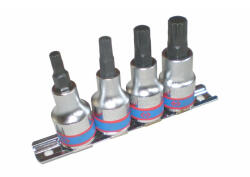  king tony spline bitfej készlet 1/2" 4 részes 4126pr