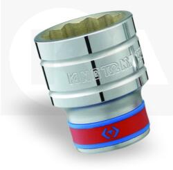 KING TONY Dugókulcs - crowafej 1/2", 12 szög normál COLOS (20, 64 mm) 13/16", (433026SR)