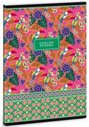 Ars Una Ars Una: Catalina Estrada trópusi extra kapcsos vonalas füzet A/5 (53130976)