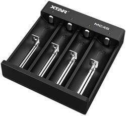 XTAR MC4S Ni-MH Li-ion akkutöltő 0.5A 1A USB-C kábellel tápegység nélkül (MC4S)