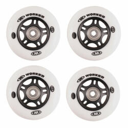 Worker Roti WORKER 76 mm si rulmenti ABEC-7 Chrome - set 4 buc (4288) - sport-mag