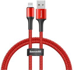 Baseus Halo Lightning adatkábel - 2 m, 1.5A - Piros