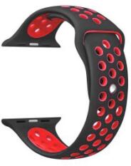 Apple Watch 38/40/41/42 mm Lélegző Sport Szíj Fekete-Piros