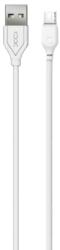 XO NB103 Micro USB adat- és töltőkábel - 2 m - 2.1A - Fehér
