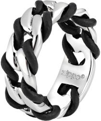 Zippo Gyűrű, Steel & Leather Ring 2006251 - fantasticstore