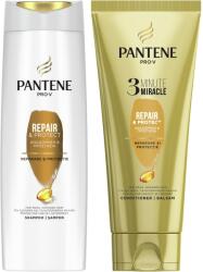 Pantene Pro-V Repair & Protect promóciós csomag: 360 ml sampon + 200 ml Miracle 3 perces hajbalzsam