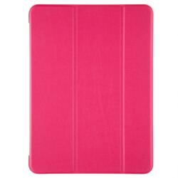Tactical Book TriFold oldalra nyíló támasztós tok Samsung T220, T225 Galaxy Tab A7 Lite-hez rózsaszín, pink bőrhatású