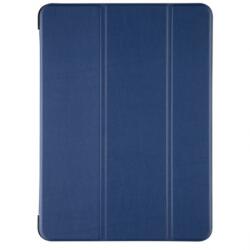 Tactical Book TriFold oldalra nyíló támasztós tok Samsung T500, T505 Galaxy Tab A7 10.4 (2020)-hoz kék, bőrhatású