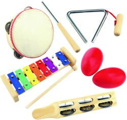 Bino Set instrumente muzicale Bino, 5 buc Instrument muzical de jucarie