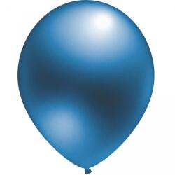 Balloons4party Set 10 baloane latex metalizat sidef albastru 30 cm