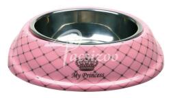 TRIXIE Fém Tál Műanyag Bevonattal My Princess 0, 15l/14cm Pink (25221)