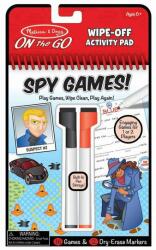 Melissa & Doug Carnet reutilizabil cu activitati si jocuri Spionaj-Melissa And Doug (MD30170)