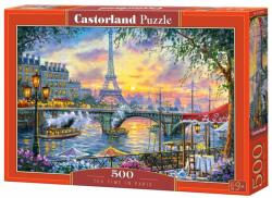 Castorland Puzzle Castorland din 500 de piese - Timp pentru ceai in Paris (B-53018)