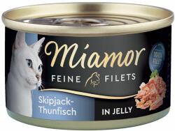 Miamor Miamor Fileuri fine 6 x 100 g - Ton Skipjack în gelatină