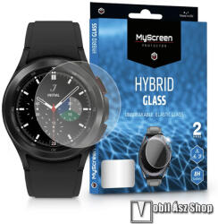 MYSCREEN SAMSUNG Galaxy Watch4 44mm (SM-R870), MyScreen Protector Hybrid Glass okosóra flexibilis üvegfólia, 8H