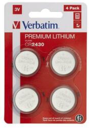 Verbatim Gombelem, CR2430, 4 db, VERBATIM Premium (VECR24304) (49534)