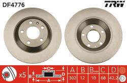 TRW Disc frana TRW DF4776 (DF4776) - automobilus