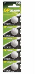 GP Batteries CR2025 lítium akkumulátor - 5db