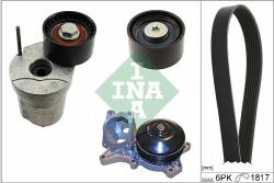 Schaeffler INA Pompa apa + Set curea transmisie cu caneluri Schaeffler INA 529 0370 30 (529 0370 30)