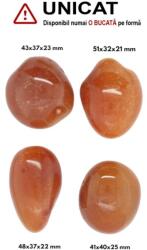 Palm Stone Carneol Natural - 41-51 x 32-40 x 21-25 mm - (XXL) - 1 Buc