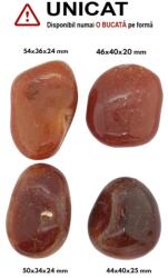 Palm Stone Carneol Natural - 44-54 x 34-40 x 20-25 mm - (XXL) - 1 Buc