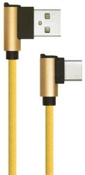 V-TAC arany, USB - Type-C 1m hálózati kábel - SKU 8640 (8640)