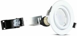 V-TAC GU10 LED spot égő fehér kerettel 3 db/csomag 5W meleg fehér 110° - SKU 8881 (8881)