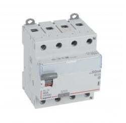 Legrand Intrerupator diferential RCD DX³-ID - 4P 400 V~ Nul pe partea dreapta - 40 A-300 mA selective - tip A (411800)