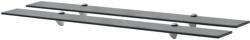 vidaXL Rafturi suspendate, 2 buc. , 100 x 20 cm, sticlă, 8 mm (3051533) Raft