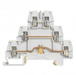 Legrand Clema sir Viking 3 -screw -metal base -3 connect on 3 levels -pitch 5 -gri (037152)