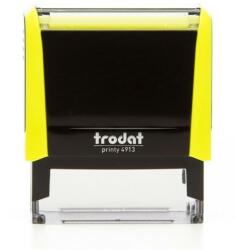 Trodat 4913 Printy 4.0 neon sárga bélyegző (4913-NS-FK) - tintasziget