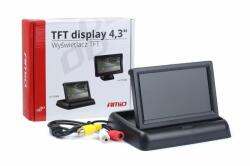 AMiO TFT tolatóradar monitor színes 4, 3"-os TFT02 (02484)