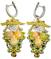 Frumoasa Venetiana Cercei argint opal (C948-5146)