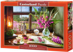 Castorland Пъзел Castorland от 1000 части - Натюрморт с виолетови Кученца (C-104345-2)