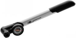 LONGUS Pumpa Clever Alu-t Aluminium Nyomásmérős 120psi Fekete - elitebike