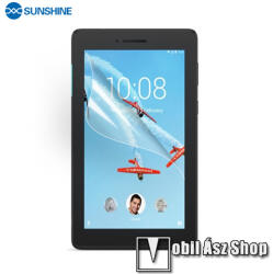 SUNSHINE Hydrogel TPU tablet képernyővédő fólia - Ultra Clear, ÖNREGENERÁLÓ! - 1db, a teljes képernyőt védi! - LENOVO Tab E7 (TB-7104F)