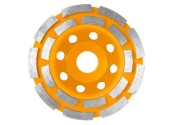 INGCO Disc diamantat 150 mm, cu 2 randuri segmente pentru slefuit suprafete beton, mozaic, marmura (CGW021501) - ingcomag Disc de taiere