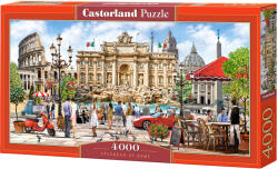 Castorland Puzzle panoramic Castorland din 4000 de piese - Frumusetea Romei (C-400270-2) Puzzle