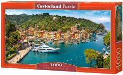 Castorland Puzzle panoramic Castorland din 4000 de piese - Vedere spre Portofino, Italia (C-400201-2)