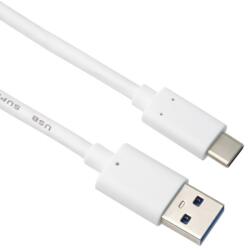 Cablu USB 3.2 Gen 2-C la USB-A 3A T-T 1m Alb, ku31ck1w (KU31CK1W)