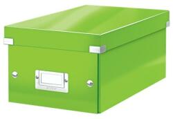 LEITZ Cutie depozitare Leitz WOW Click & Store, carton laminat, pliabila, cu capac, 20x14x35 cm, verde (L-60420054) - birotica-asp