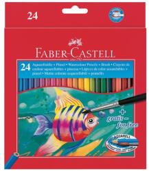 Faber-Castell Creioane colorate Acuarela 24 culori + pensula